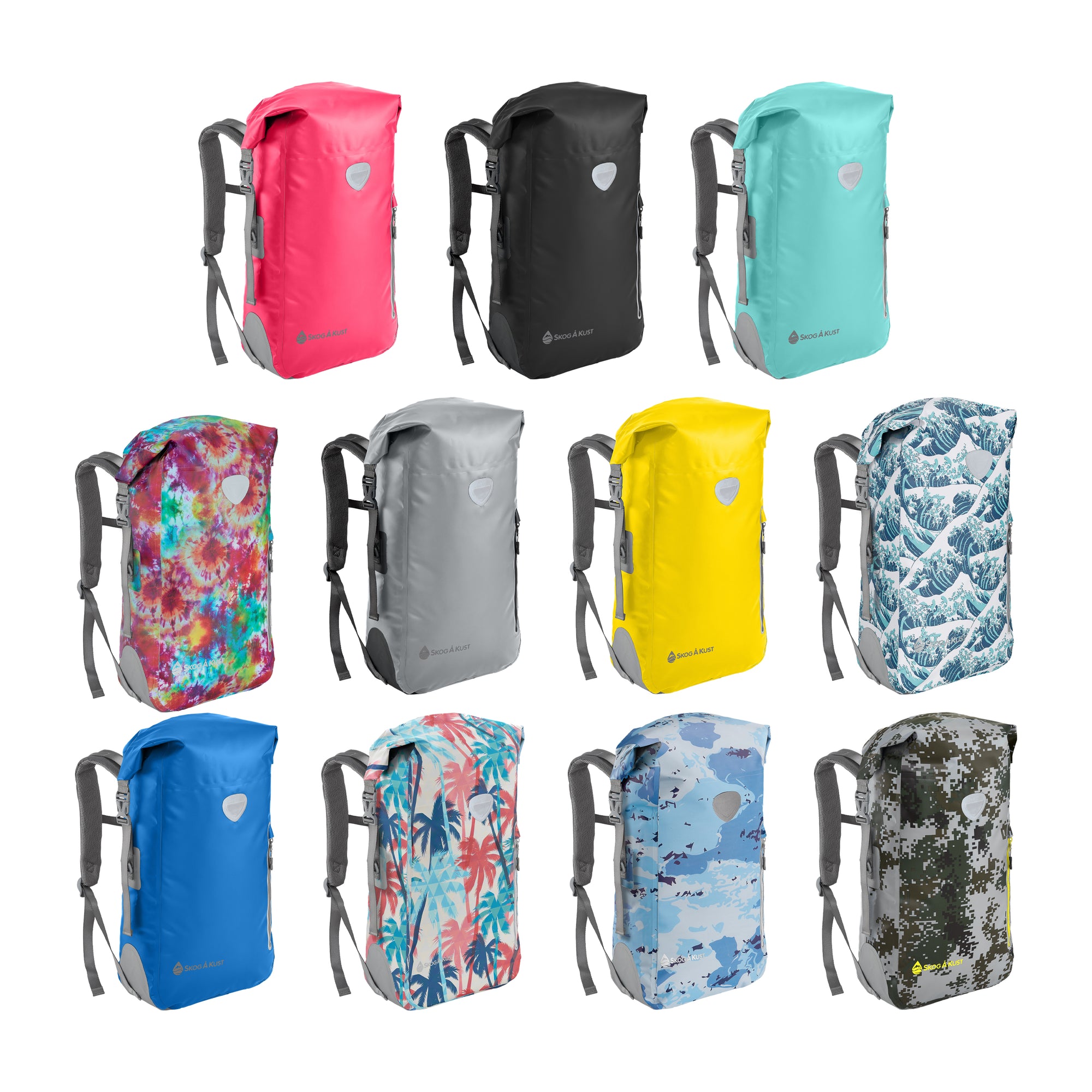 Durable waterproof outlet backpack